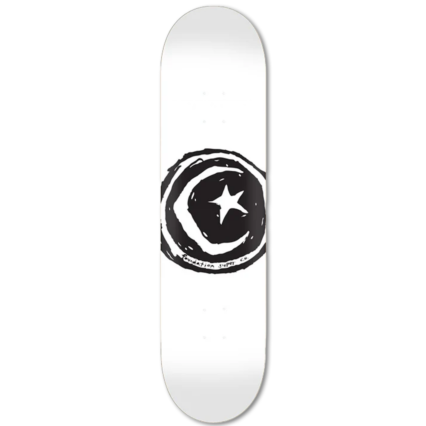 Foundation Star Moon & White 8.25" Deck