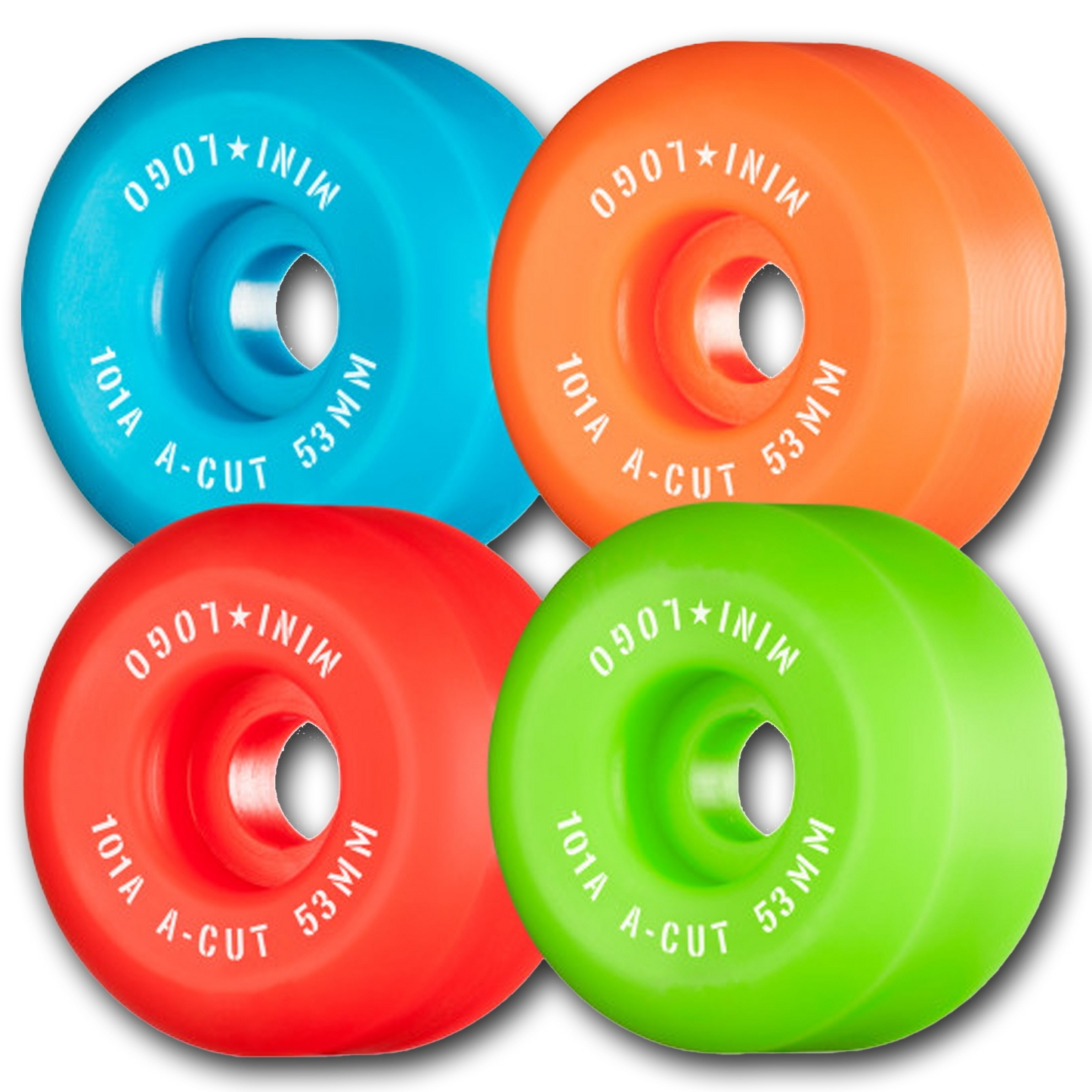 Mini Logo Wheels A-Cut 101a Multi-Color