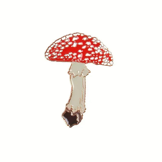 Mushroom Enamel Pin