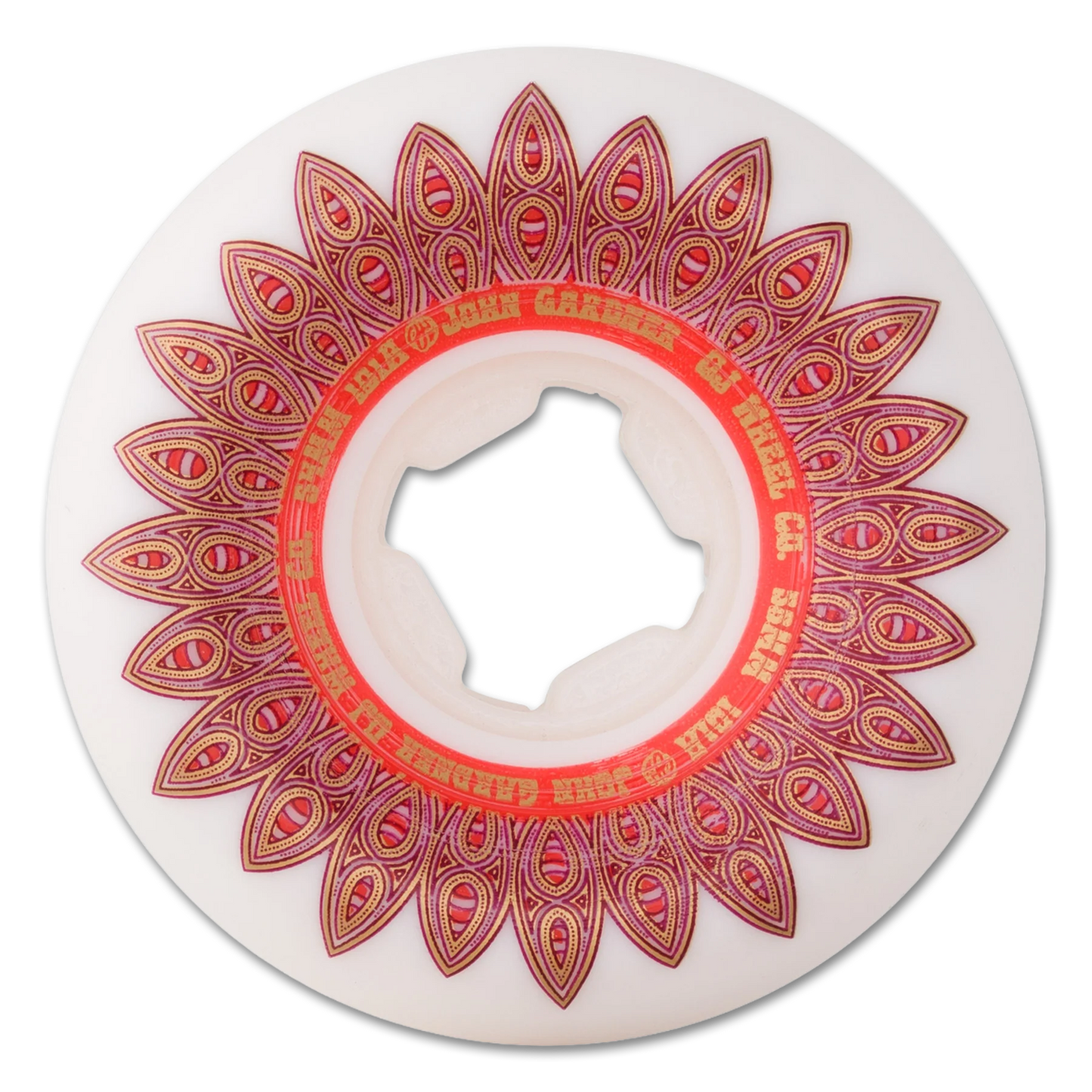 OJ Wheels 56mm Gardner Elite White/Gold Mini Combo 101a