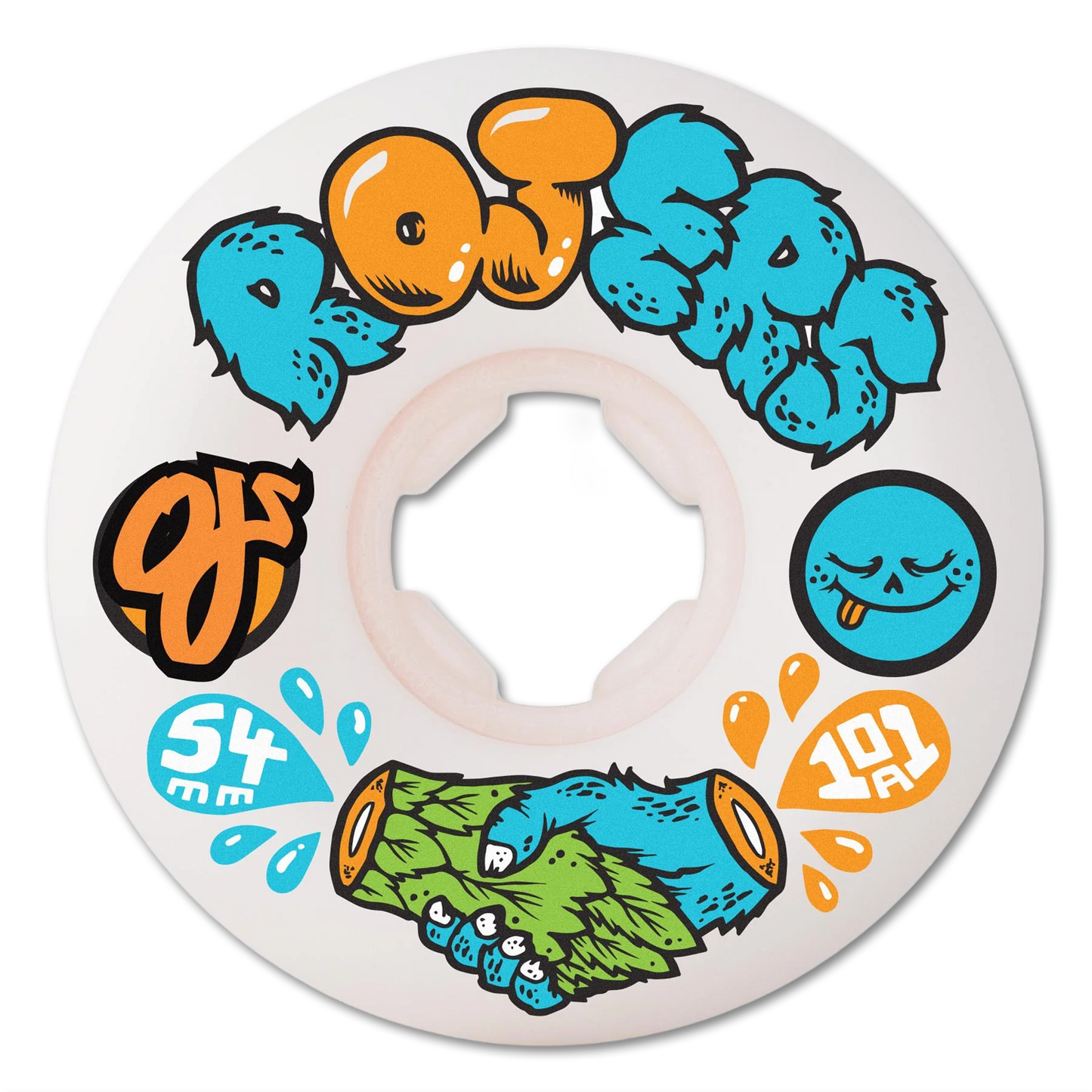 OJ Wheels Rojers Elite White Hardline 54mm 101A