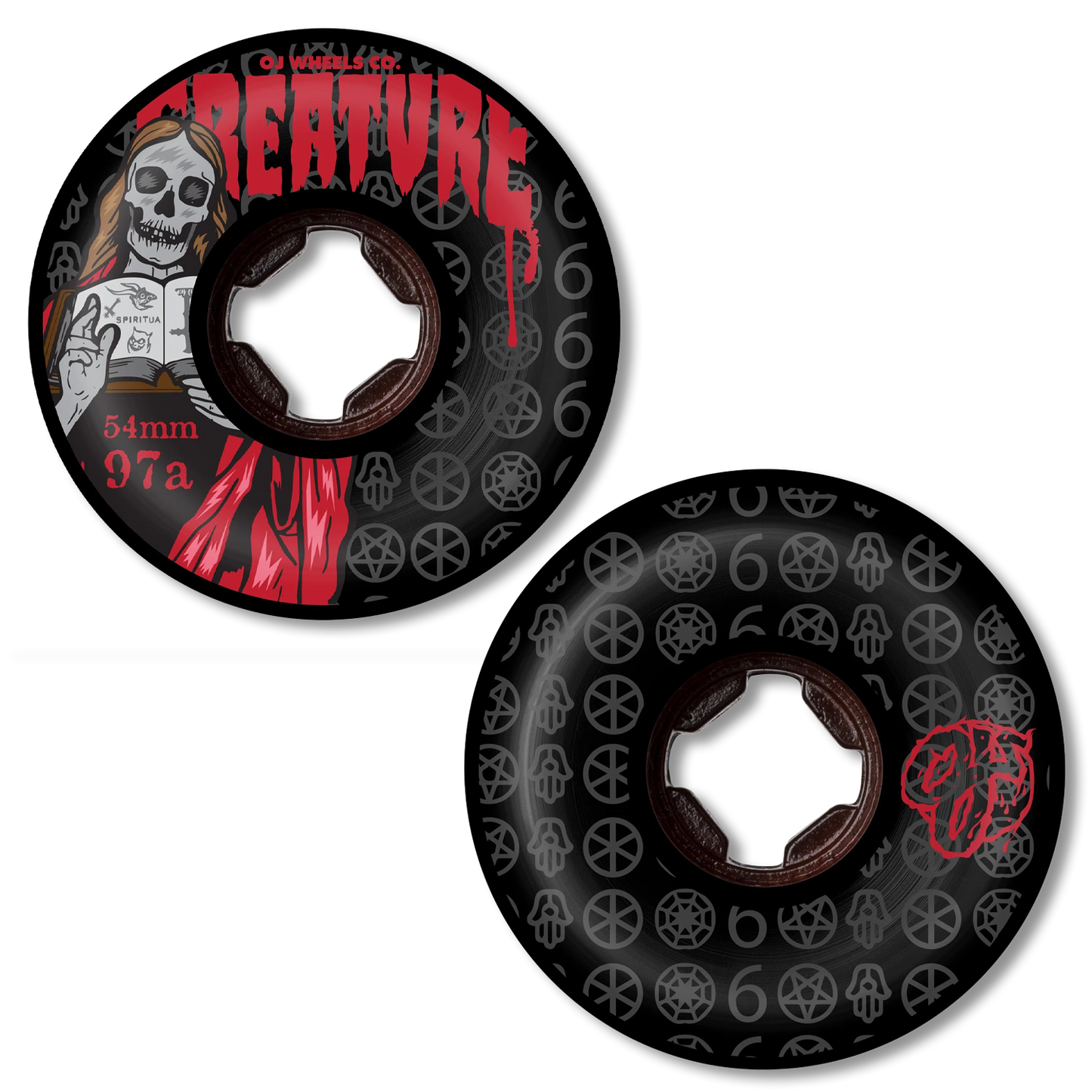 OJ Wheels The Book of OJ Bloodsuckers Black Hardline 97a