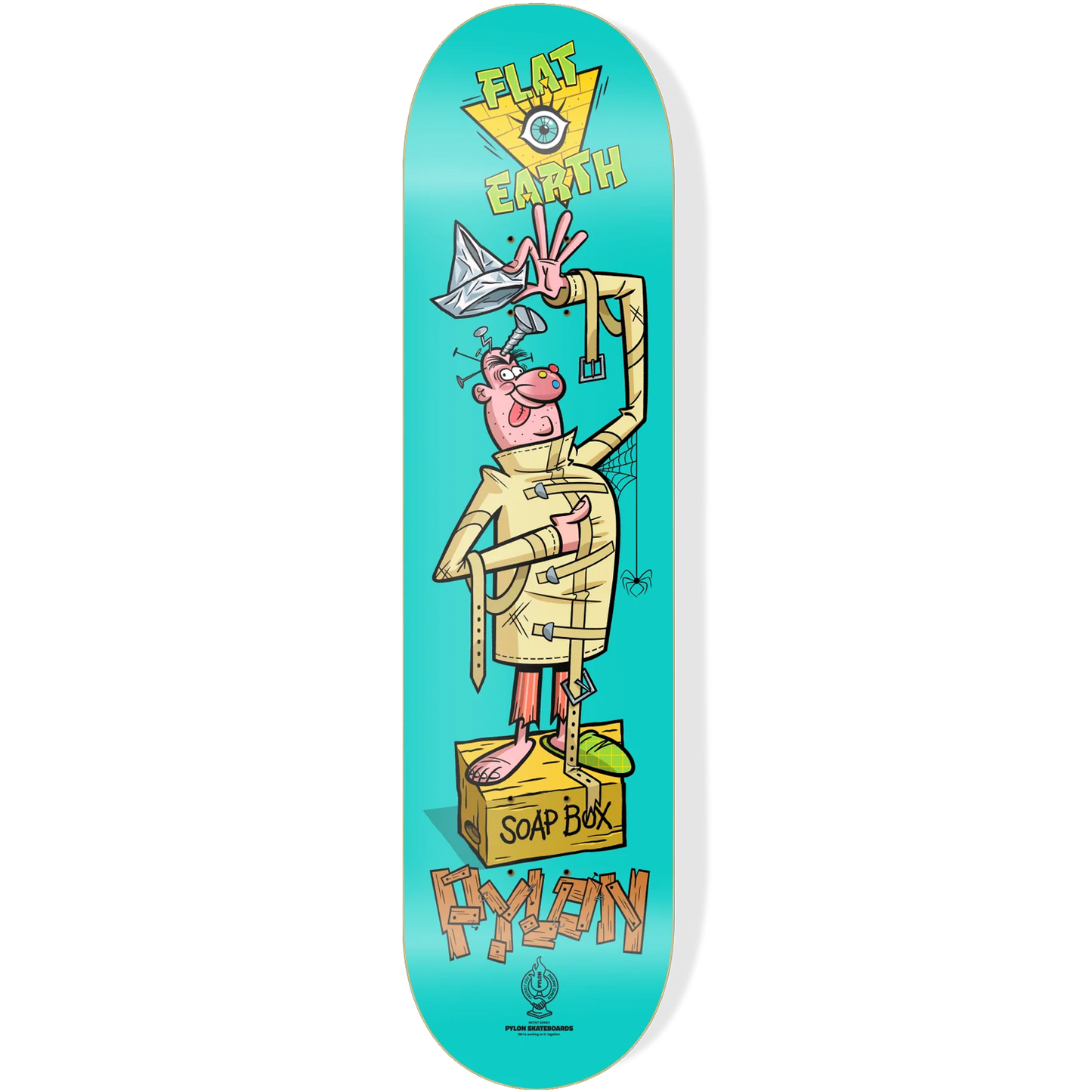 Pylon Skateboards TINFOIL HAT Deck