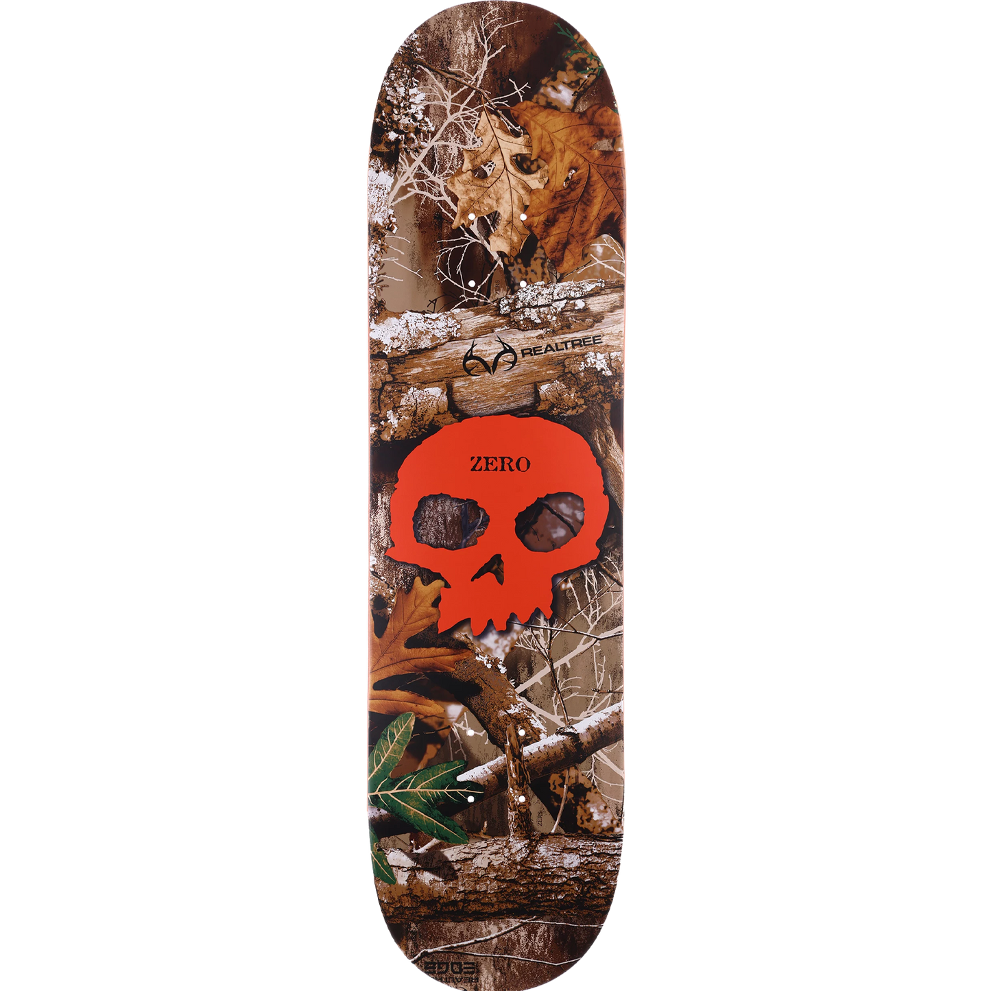 Zero Real Tree Single Skull Deck (Orange)