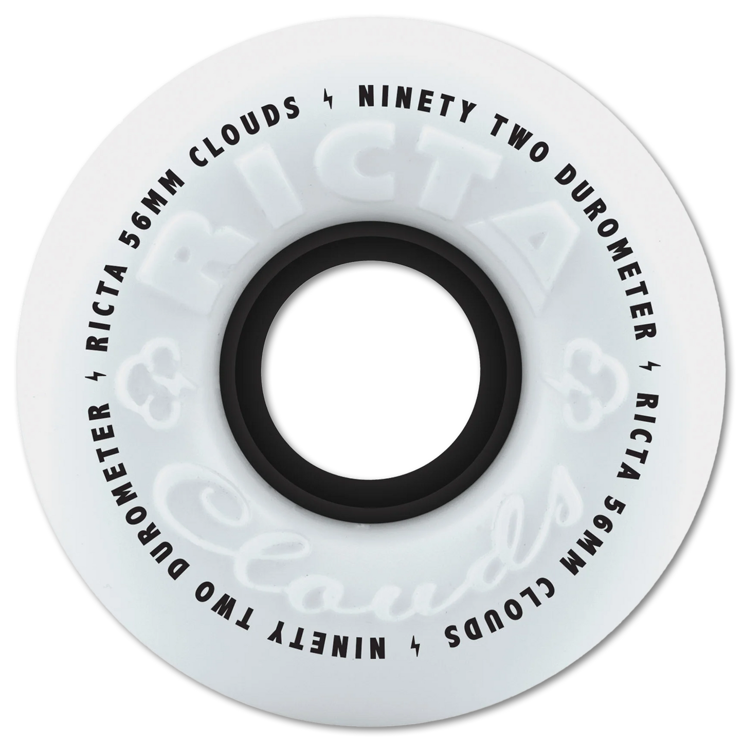 Ricta Wheels Clouds Black 92a 56mm