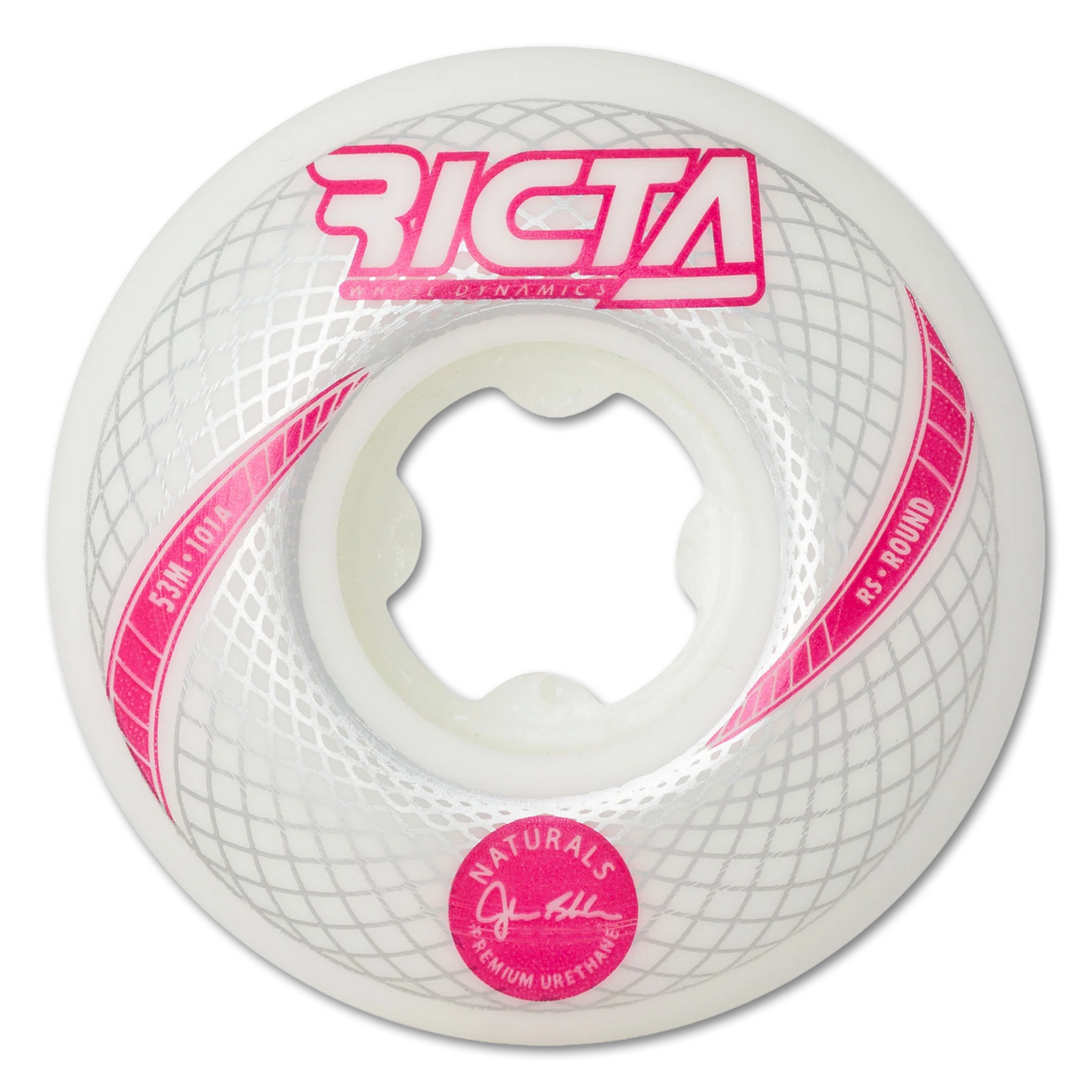 Ricta Wheels 53mm 101A Shanahan Vortex Naturals White Round