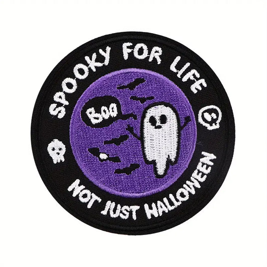 Spooky for Life Embroidered Patch