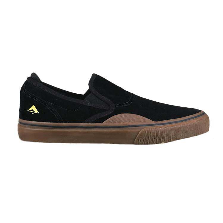 Emerica Wino G6 Slip-On Black/Gum/Dark Grey