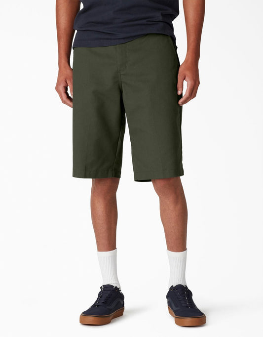 Dickies Skateboarding 11" Slim Skate Shorts Olive Green