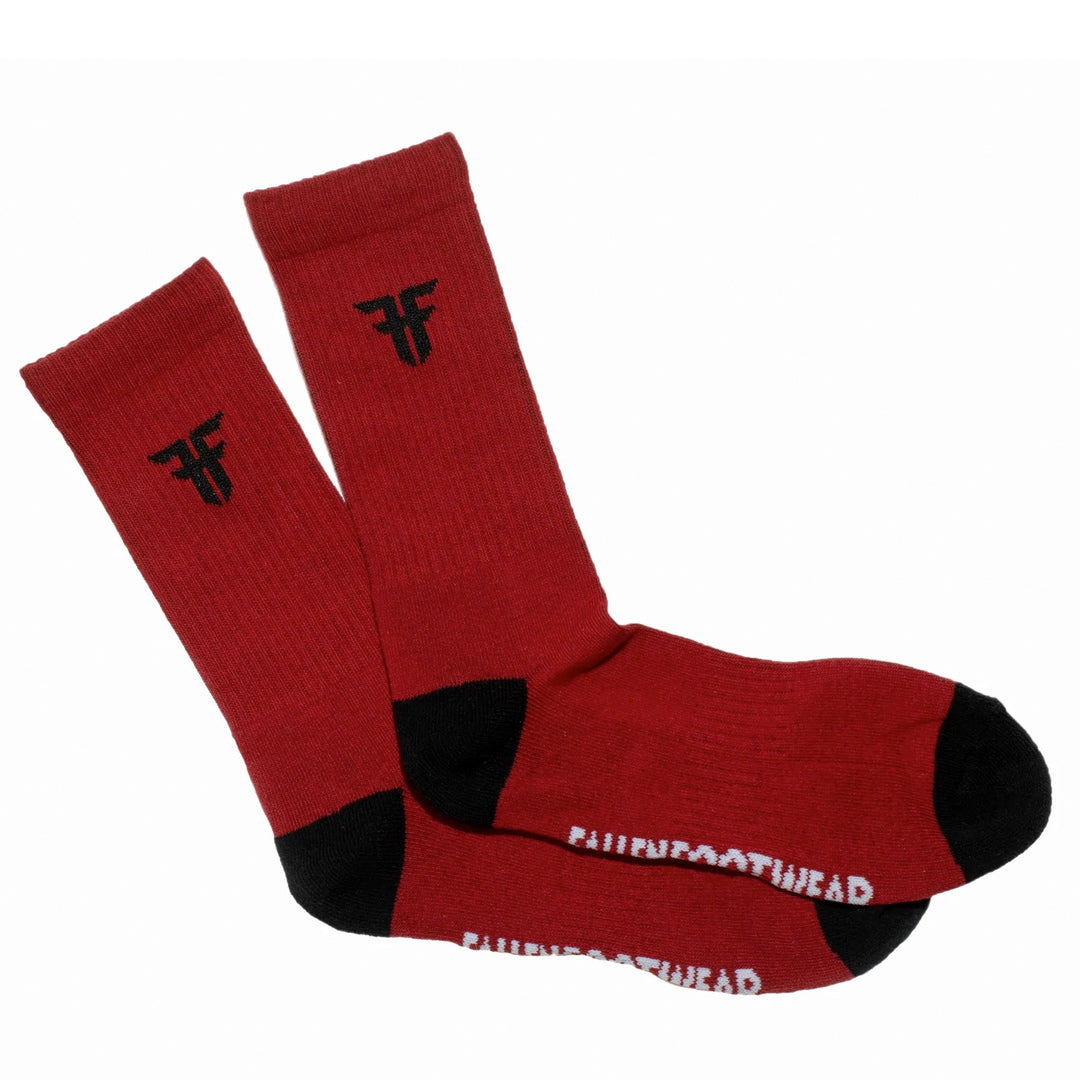 Fallen Trademark Socks Red/Black
