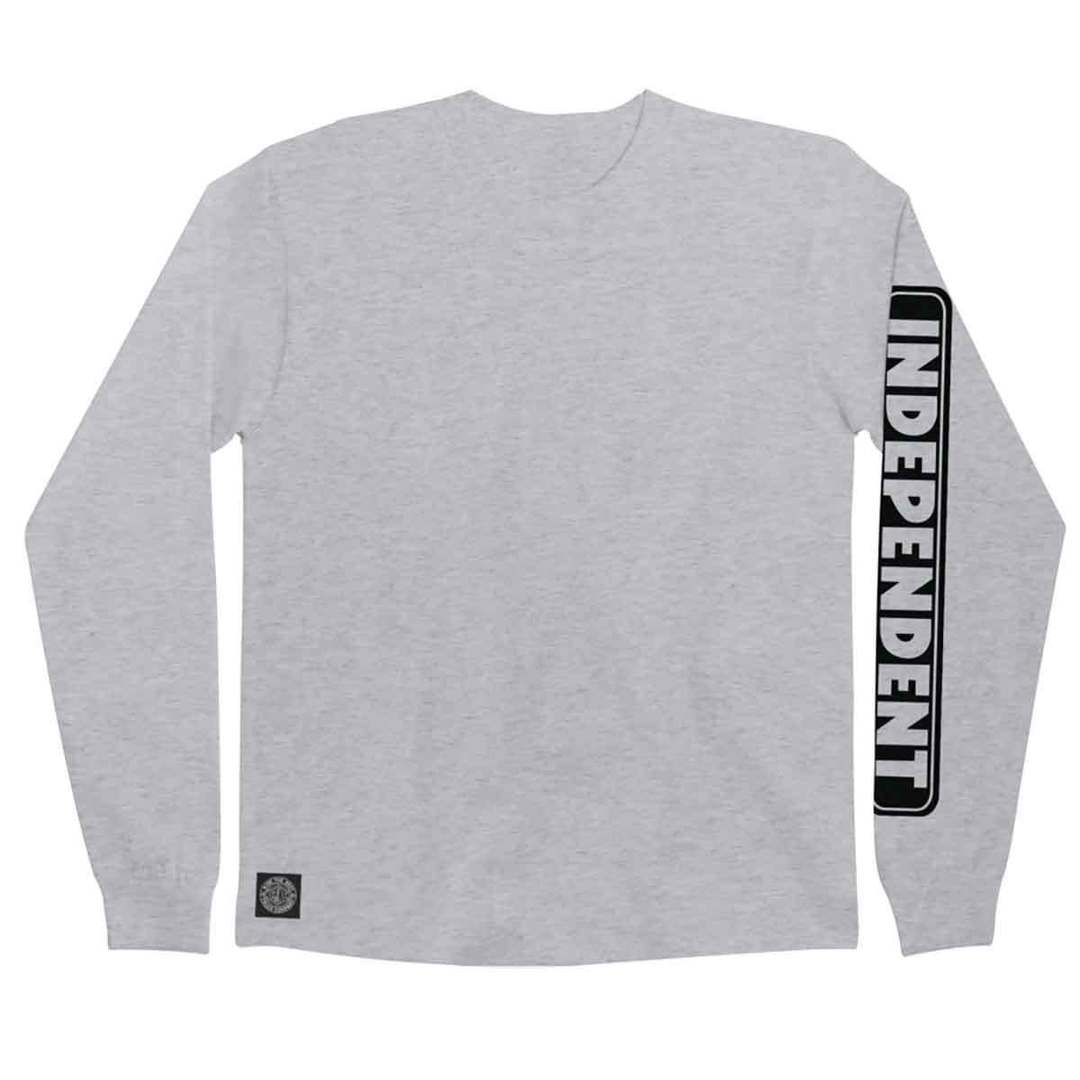 Independent Bar Reflect L/S Regular T-Shirt Heather Grey