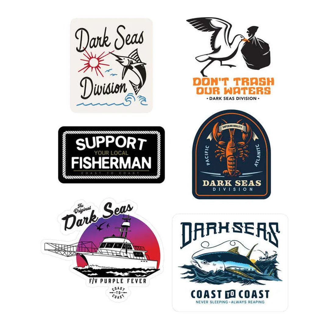 Dark Seas Fishing Series II Sticker Pack