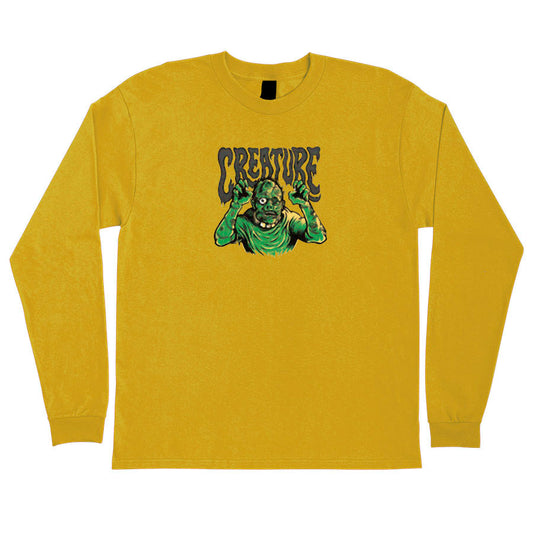 Creature Teen Fiend L/S Tee Gold