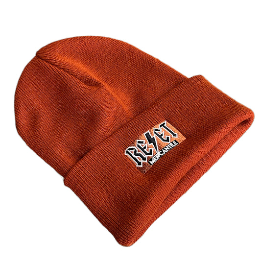 Reset Mercantile Thunderstruck Hood Beanie Burnt Orange