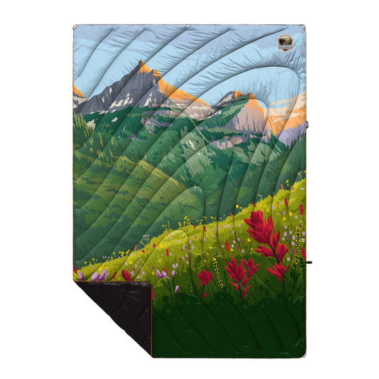 Rumpl Original Puffy Blanket - Glacier National Park