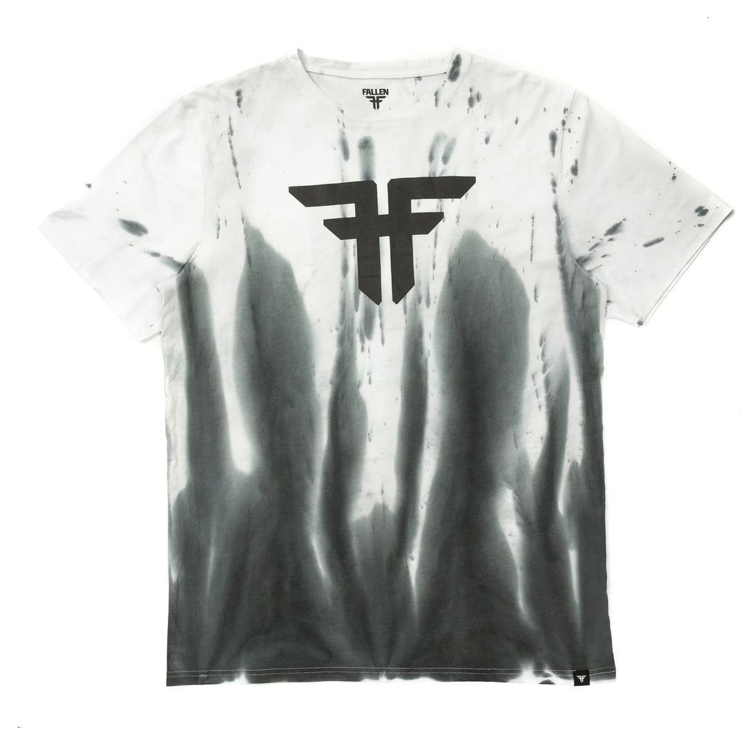 Fallen Trademark Tee Black / Acid Wash