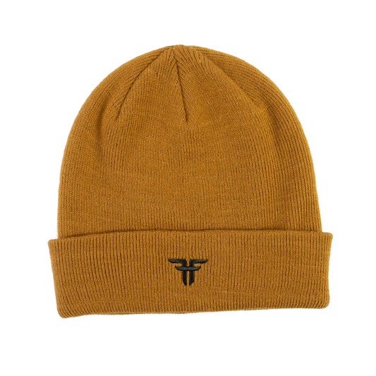 Fallen Trademark Embroidered Beanie - Camel