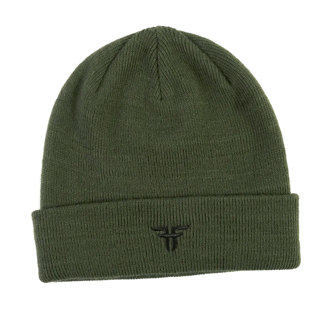 Fallen Trademark Embroidered Beanie - Forest Green
