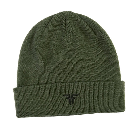 Fallen Trademark Embroidered Beanie - Forest Green