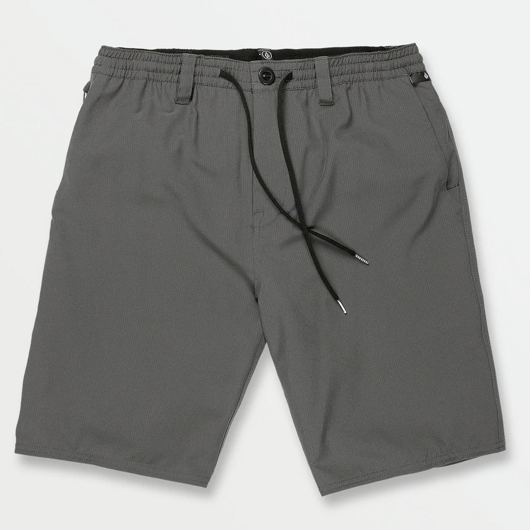 Volcom Skate Vitals Axel Elastic Waist Hybrid Shorts - Storm Cloud