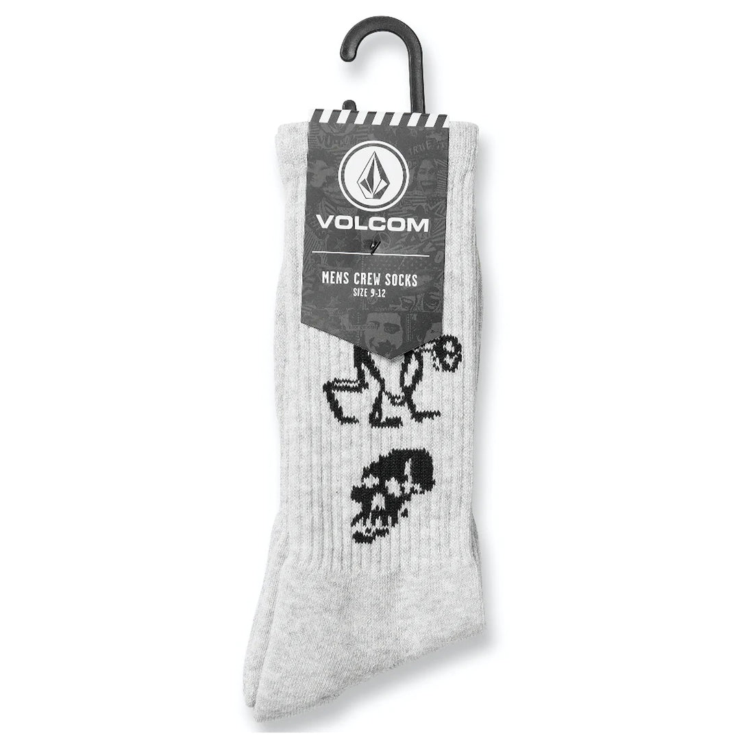 Volcom Simon Bannerot Skate Vitals Socks Charcoal