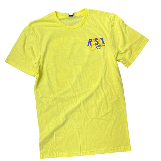 Reset Mercantile Mardi Gras Tee Yellow