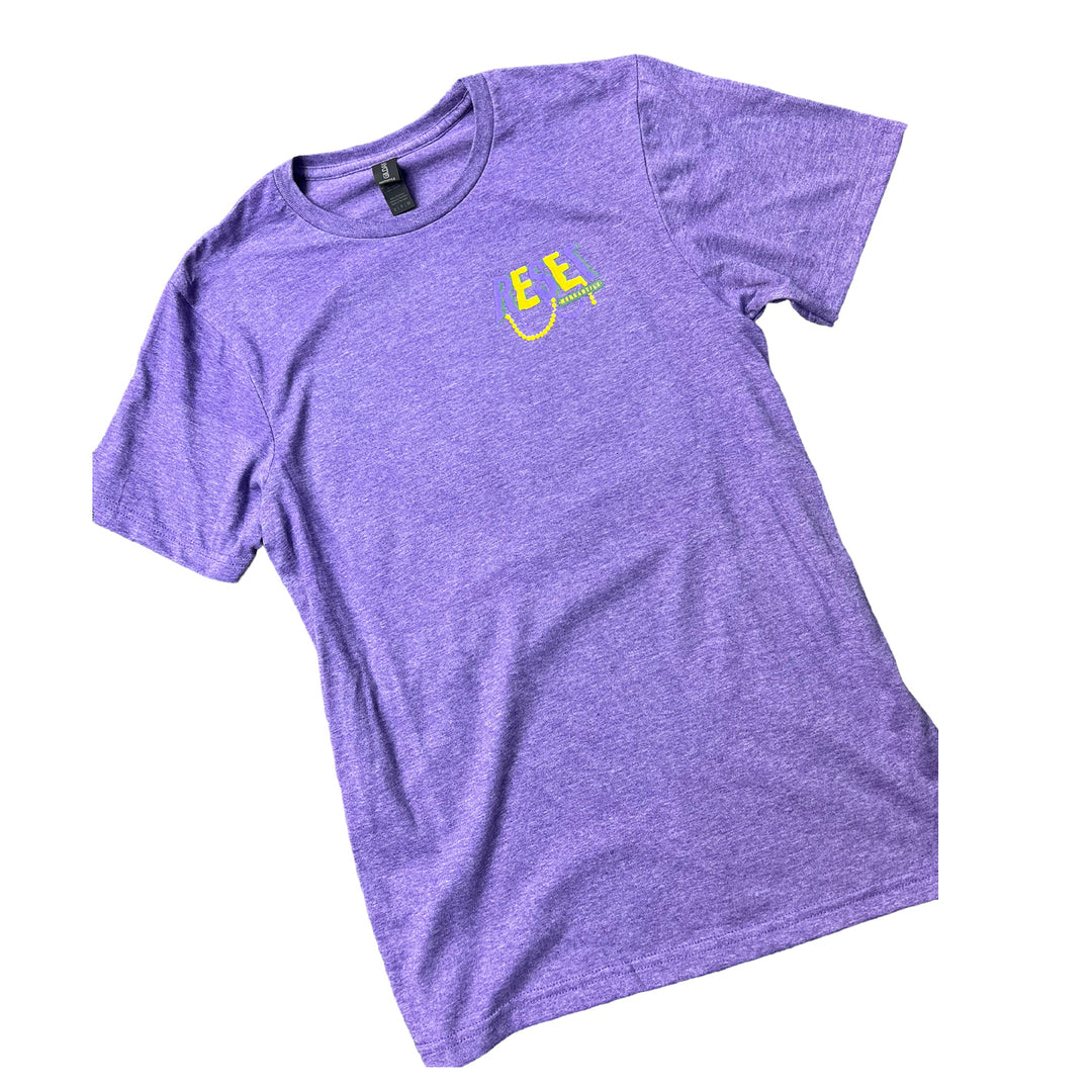 Reset Mercantile Mardi Gras Tee Purple