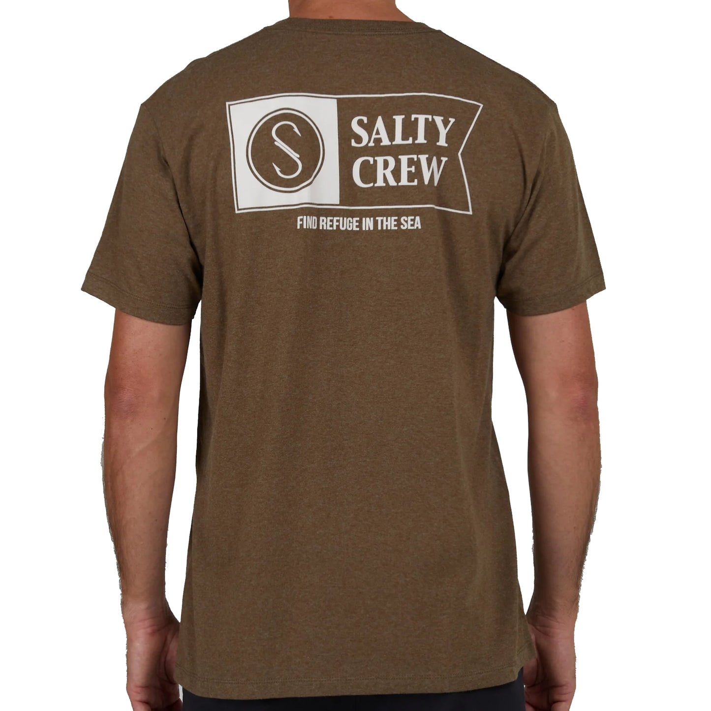 Salty Crew Alpha Classic Premium Tee Mocha Heather