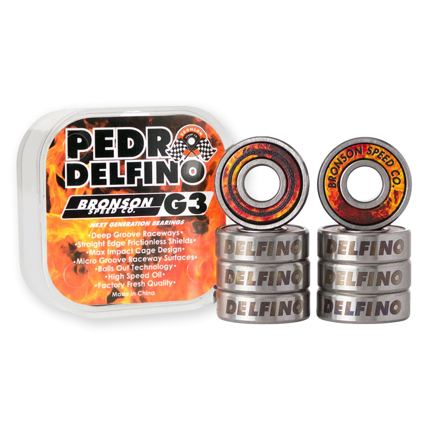Bronson Speed Co. G3  Pedro Delfino Pro Bearings