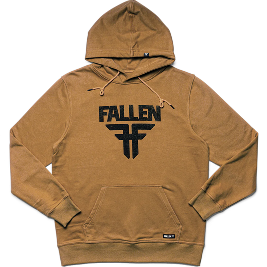 Fallen Insignia Hoodie Sand/White