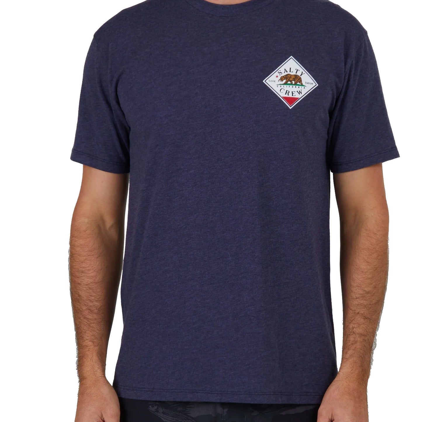 Salty Crew Tippet Cali Premium Tee Heathered Navy