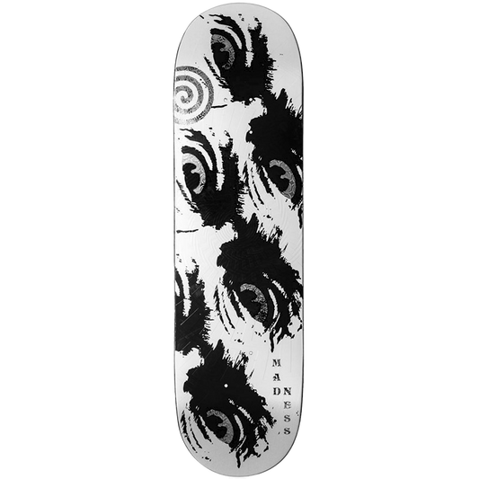 Madness Side Eye Pearl White Deck 9.0"