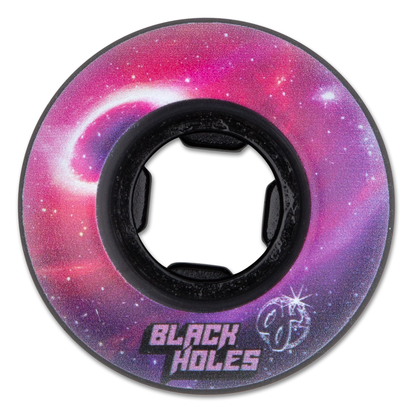 OJ Wheels 45mm Black Holes Mini Chubbies Black 99a