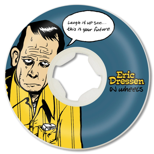 OJ Wheels 58mm Dressen Laugh it Up Original White 99a