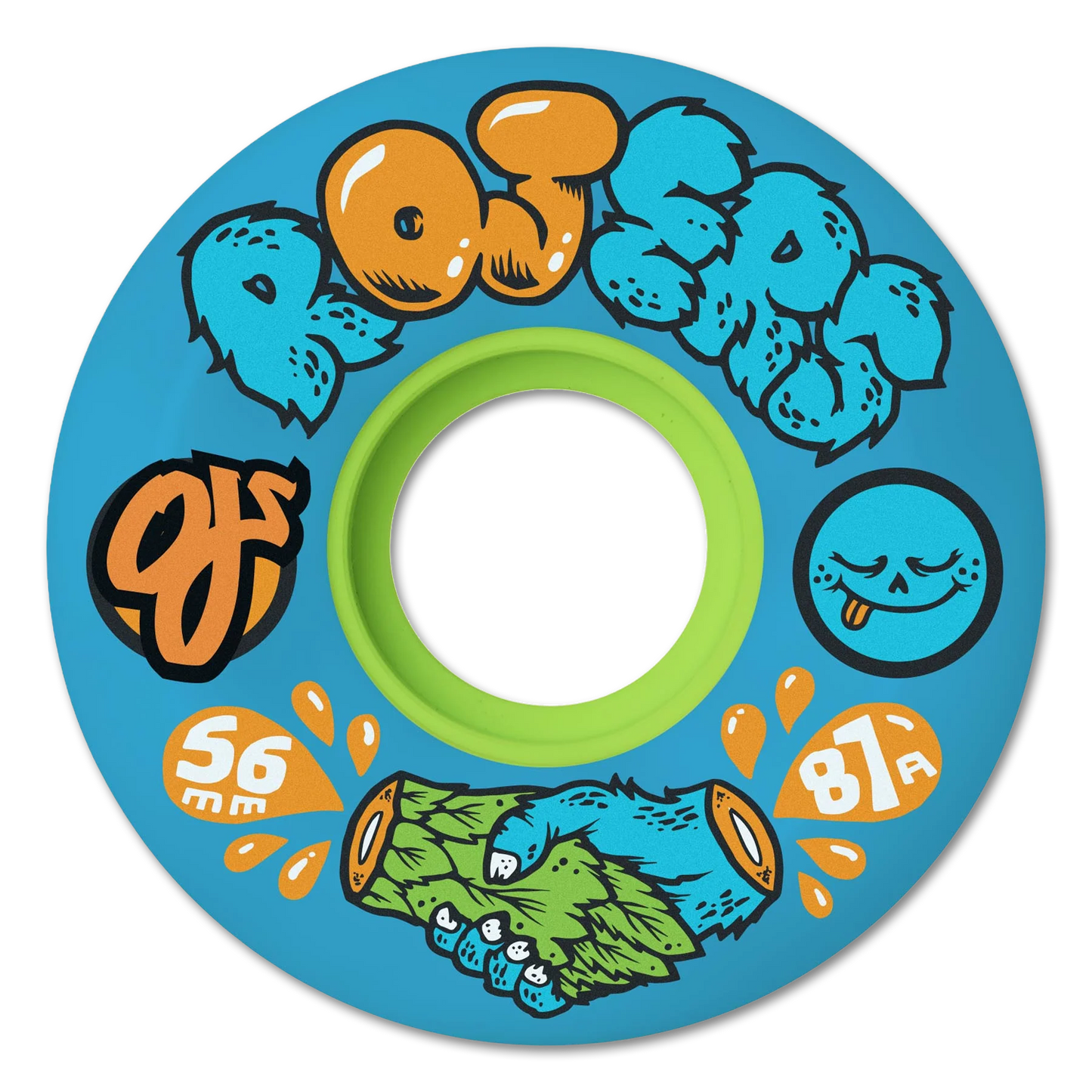 OJ Wheels Rojers Keyframe Blue 56mm 87A