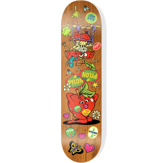 Pylon Skateboards Froots Twin Tail Deck 8.5"