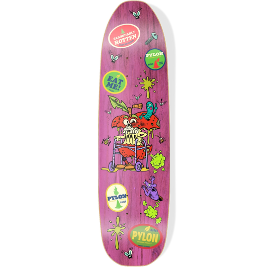 Pylon Skateboards Rotten Shaped Deck 9.0"