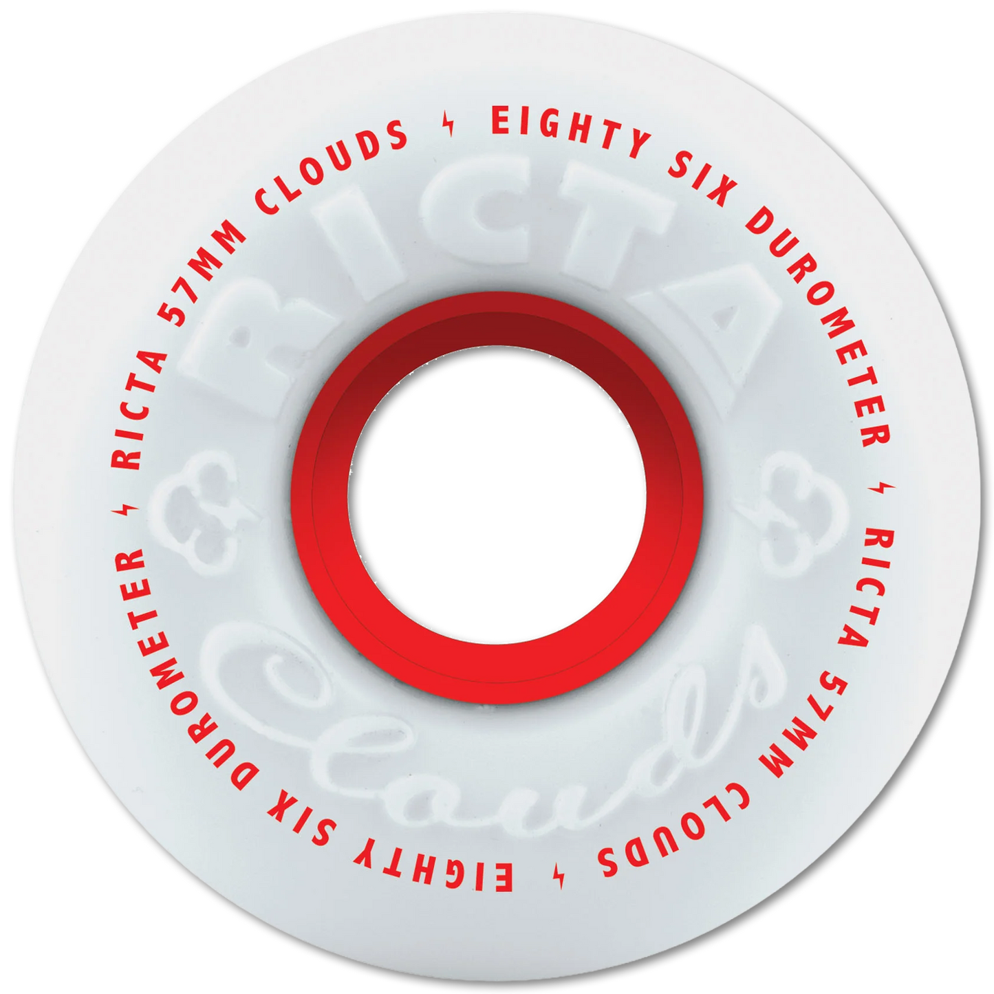 Ricta Wheels Clouds Red 86a 57mm