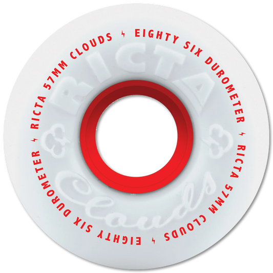 Ricta Wheels Clouds Red 86a 57mm