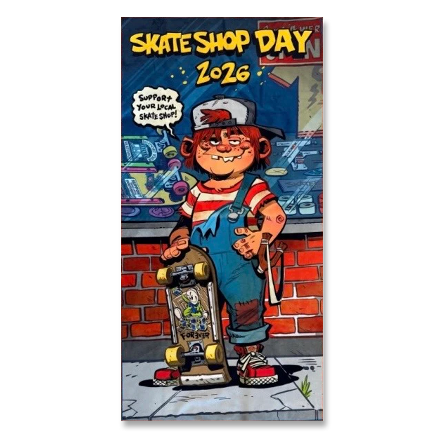 Skate Shop Day 2026 Baby Blain Beach Towel