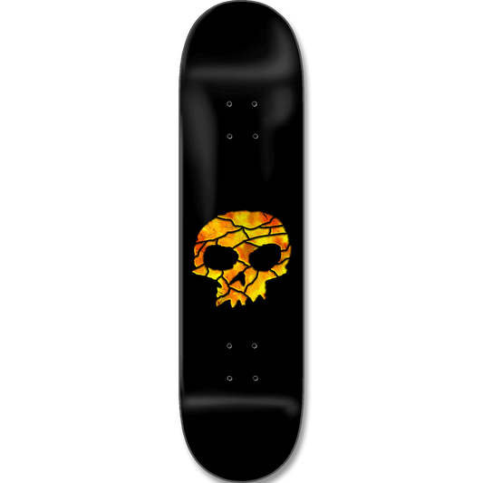 Zero Stained Glass Single Skull Deck (Yellow)