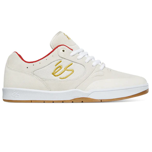 éS Swift 1.5 Wade Desarmo Skate Shoes - White / Red / Gum