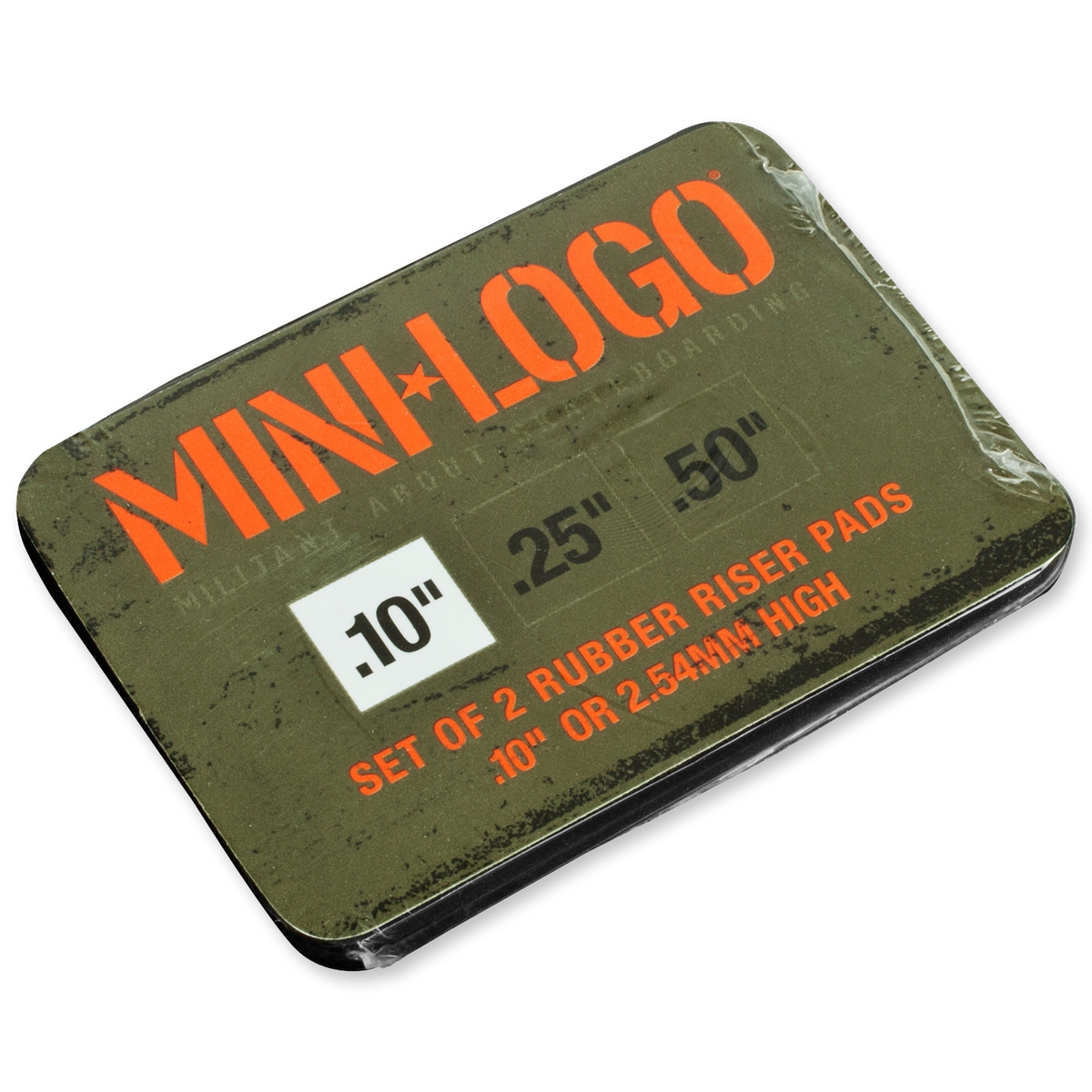 MINI LOGO .10" Rubber Riser Pads