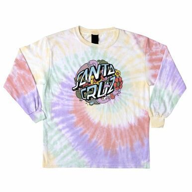 Santa Cruz Whimsical L/S Regular T-Shirt Pink