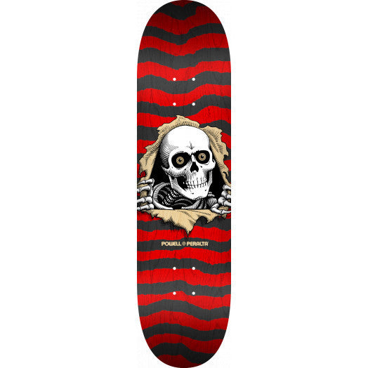 Powell Peralta Ripper Skateboard Deck Red - 8"