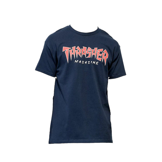 Thrasher Jagged Tee Navy