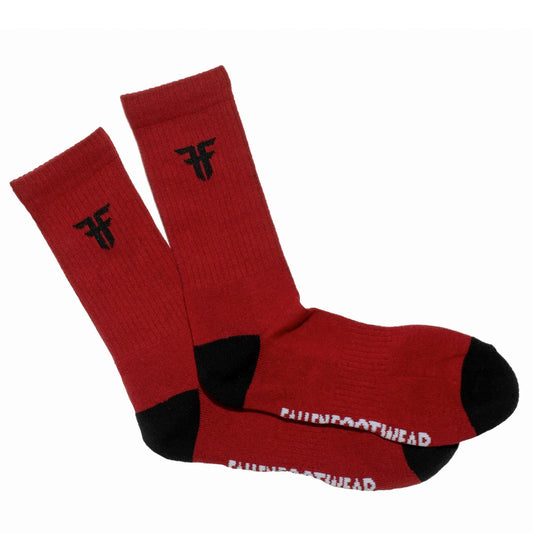 Fallen Trademark Socks Red/Black