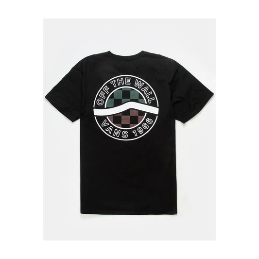 Vans Circle Sidestripe Tee Black