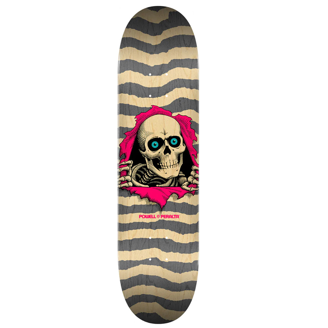 Powell Peralta Ripper Skateboard Deck Natural / Grey- 8.25"