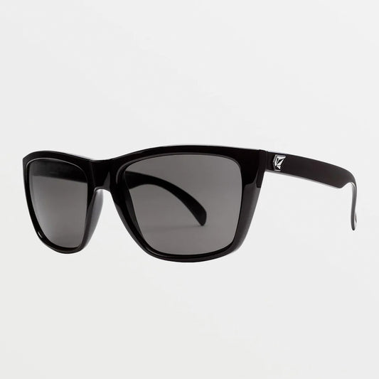 Volcom Sunglasses Plasm Gloss Black / Gray